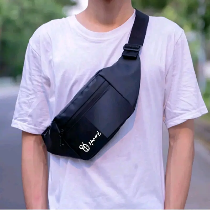 Tas SLEMPANG pria wanita anti air Tas distro WATERPROOF bag tas dada tas pinggang keren cowok crossbody premium 2