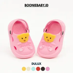 PROMO 5.5 Booniebaby (Size 21-25) Dulux BEAR CHUBBY 378 Sandal Baim Balita Baby Bear Tali belakang Sandal Anak Laki Laki Cowok Karakter Line Baby