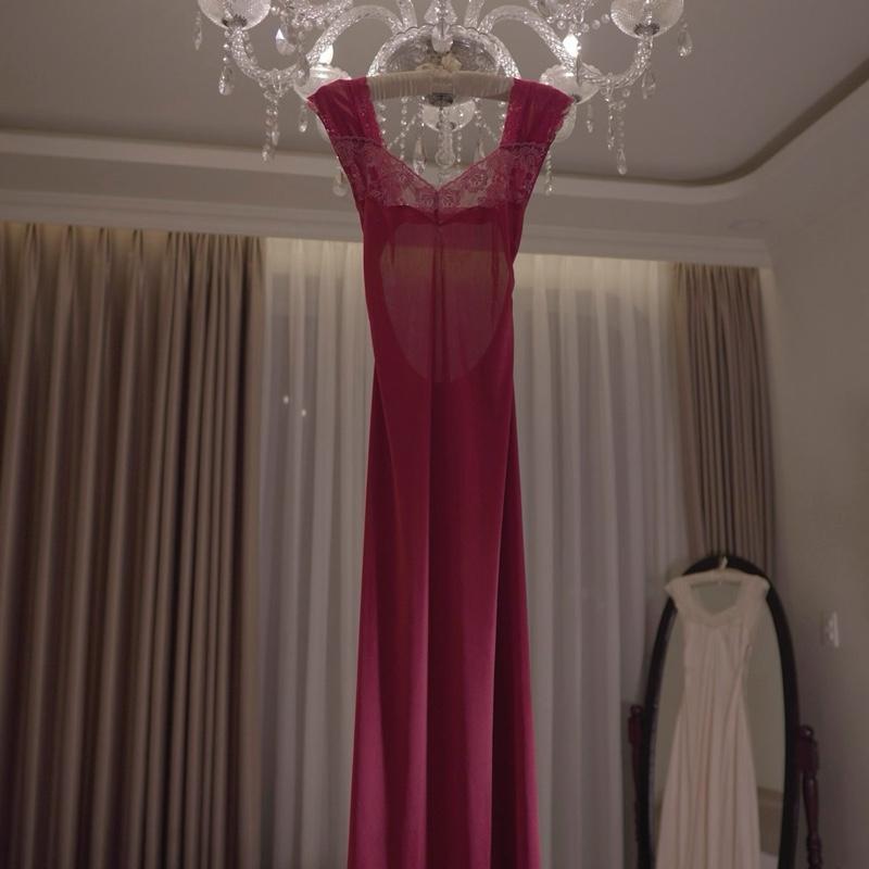 | Dreami Sleepwear | Đầm Ngủ Hở Lưng Phối Ren Form Dài Không Mút Không Kèm Choàng