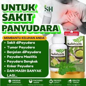 Suplemen Kesehatan Untuk Nyeri Benjolan Payudara Mastitis Tumor Jinak Kanker Payudara Isi 50 Kapsul dengan Keloreena