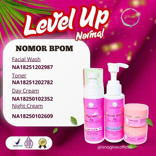 ISNA GLOW SKINCARE REGULER / MINI BASIC/LEVEL UP 100% ORIGINAL