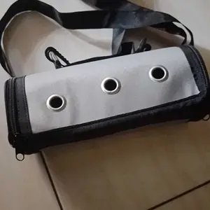 KICAU MART Tas Untulan 2 In 1 Travel Cage Sangkar Kandang Bawa Burung Hamster Sugar Glider Mini Pouch Tas Selempang Jinjing Pet Cargo Travel Bag Tas Gendong Gendongan Hewan