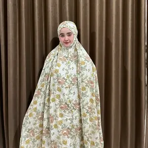 setelan mukenah motif rayon premium