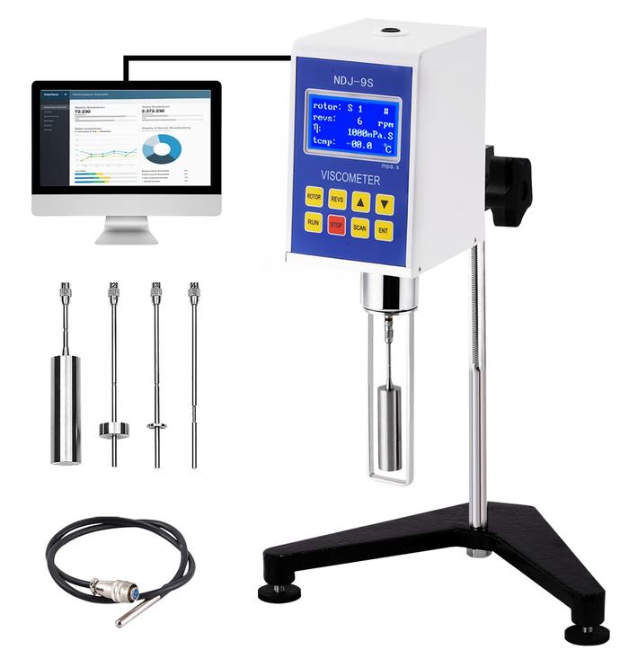 Viscometer Sensor Jual Viscosimeter Lab Testing Equipment Digital Sensor Rotary ...