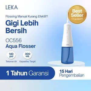 LEKA OC556 Aqua Flosser - Portable Oral Dental Water Irrigator