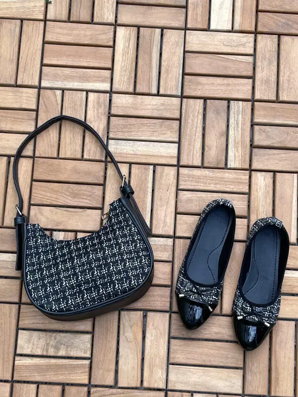 PAKET HEMAT TAS DAN FLATSHOES R01 Gs28 3