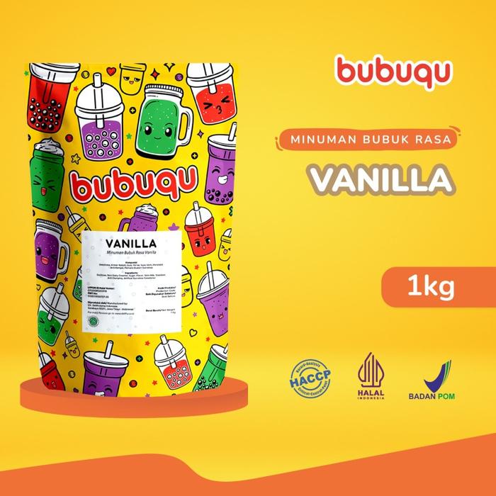 Gambar Vanilla Powder Drink Bubuqu 1 Kg - Minuman Bubuk Vanila dari Bubuqu Powder Kota Administrasi Jakarta Barat Tokopedia
