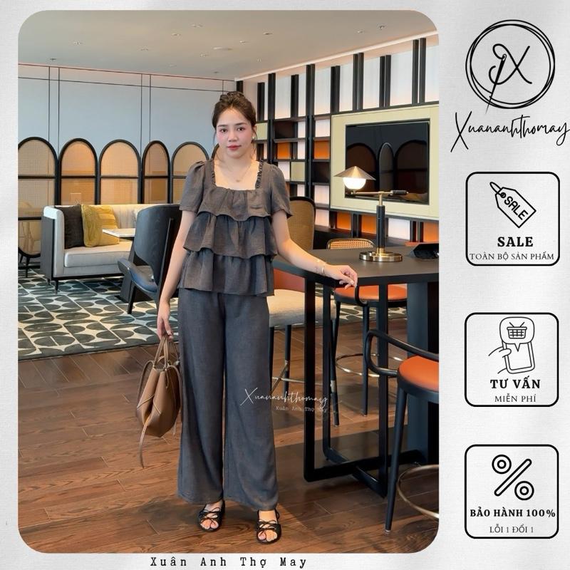 Set áo bèo tầng + quần đũi - Xuananhthomay