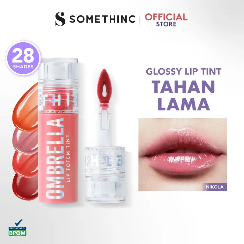 SOMETHINC Ombrella Lip Totem Tint - Lip Tint Bibir Plumpy Juicy Sehat 0