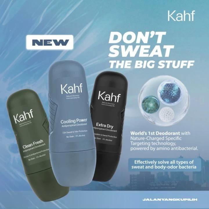 Kahf Deodorant Antiperspiran Roll On 45 ML untuk Ketiak Bau 4