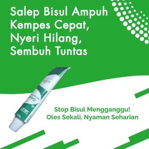 Salep Bisul Bengkak – Cepat Kempes, Nyeri Mereda