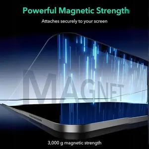SCREEN PROTECTOR PAPER FEEL FILM MAGNETIC FOR IPAD AIR M3 (2025) AIR M2 (2024) 11" 13" PELINDUNG LAYAR MAGNET ANTI GORES IPAD  DRAWING PROTECTION CLEAR OR ANTI SPY PRIVACY