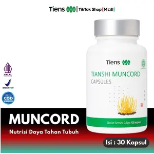 TIENS | Muncord Capsules | Nutrisi Untuk Imun dan Daya Tahan Tubuh | Isi 30 Kapsul