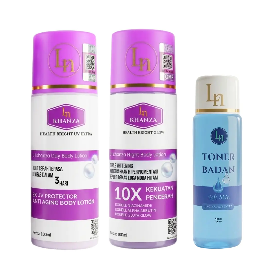 LN BUND LOTION UNGU SIANG MALAM + TONER