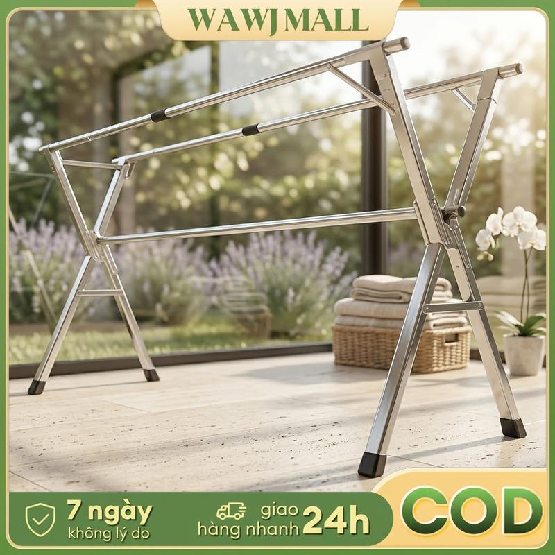 Giàn Phơi Quần Áo có thể gập lại siêu bền Sào phơi đồ inox Nhẹ và thiết thực…