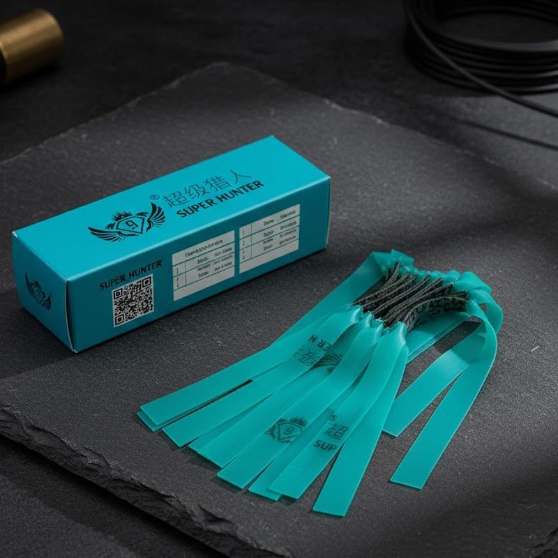  5 DÂY NÁ CAO SU thun bộ super hunter 0.65 cột sẵn 15cm 