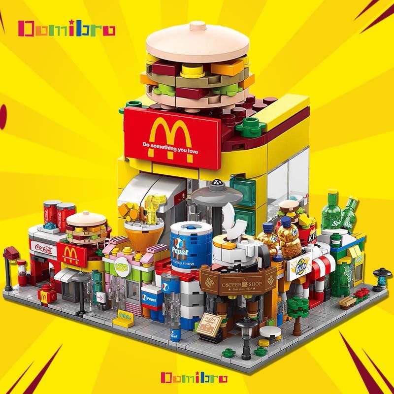 Product Introduction of Mainan Balok  Mini Toko sudut McDonald's 3D Puzzle Susun Edukasi Mainan Mainan Anak 22
