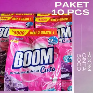 PAKET 6 dan 10 PCS Boom Cinta 5000 an detergen bubuk 225gr