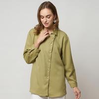 Gambar Monellina 601205 Kemeja Wanita Lengan Panjang dari Monellina Fashion Kota Administrasi Jakarta Barat 4 Tokopedia