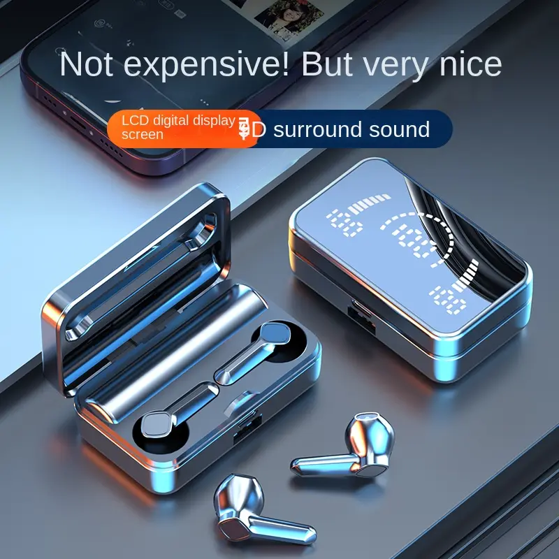 2025 Wireless Bluetooth headset comfortable in the ear wear gaming sports high sound quality intelligent noise reduction Audio Electronic Earbud
