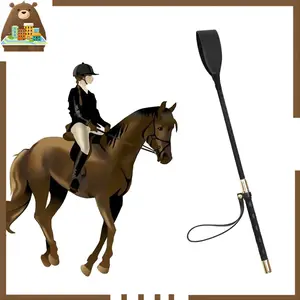 Pecut Kuda 60cm Cambuk Kuda Horse Riding Lightweight Horse Whip Leather Premium
