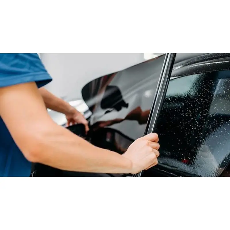 Kaca film mobil gelap dari luar terang dari dalam/kaca film hitam 20% 40 %60 %80% AG premium kaca film hitam gelap