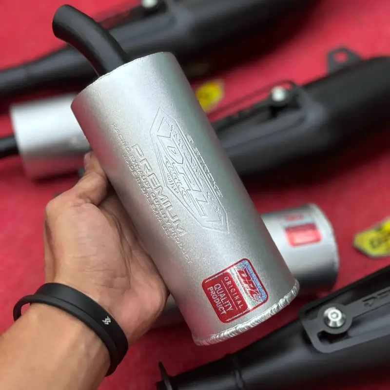 KNALPOT FIZ R MODEL SLIP ON BY DPL RACING MUFFLER SUARA PREPET PADET Motorcycle 2