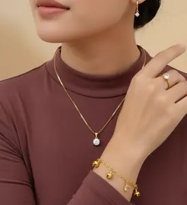 SET PERHIASAN DEWASA MOTIF MATA SATU ISI 4 ITEM /SET-670