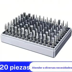 Juego de limas giratorias de acero de alta velocidad con una sola hoja premium, brocas para grabar de acero de alta resistencia con caja de almacenamiento, ideales para carpintería y tallado en metal