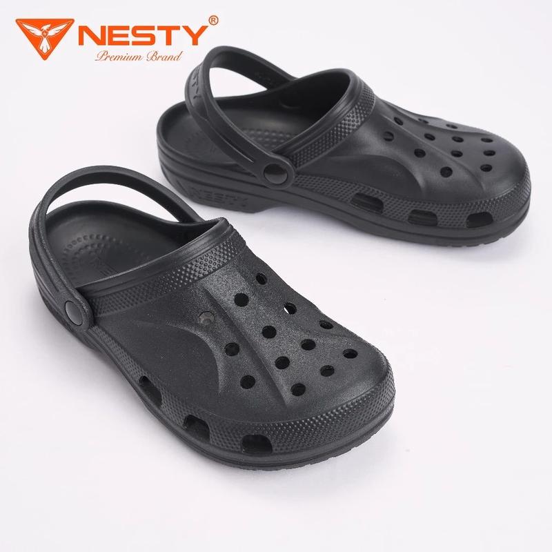  { NE50 -Tặng kèm 10 Charm Ngẫu Nhiên } Dép Sục Nguyên Khối Thương Hiệu NESTY Siêu Nhẹ Full Size Gia Đình Mã NE50 