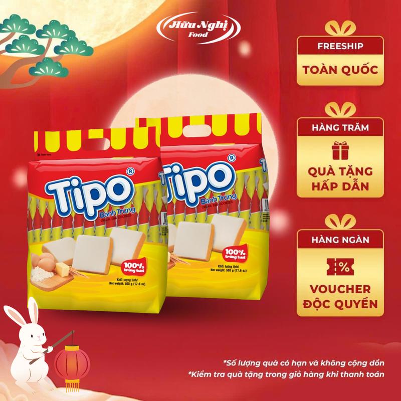 Tipo Bánh Trứng Nướng Vị Sữa 500g Thơm Ngon, Giòn Rụm
