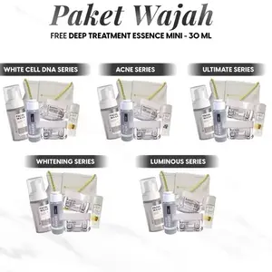 (REGULER isi 5) paket skincare wanita Semua Jenis Kulit Pencerah Wajah