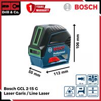 Gambar Bosch GCL 2-15 G Green Laser Level / Leveling Laser Hijau 15m dari Drill&Co Kota Administrasi Jakarta Barat 3 Tokopedia