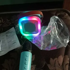 BEEDIGITAL COD Speaker Bluetooth Portable With Mic Karaoke LED Lightweight MP3 PLayer Full Bass Voice Changer Karaoke Wireless