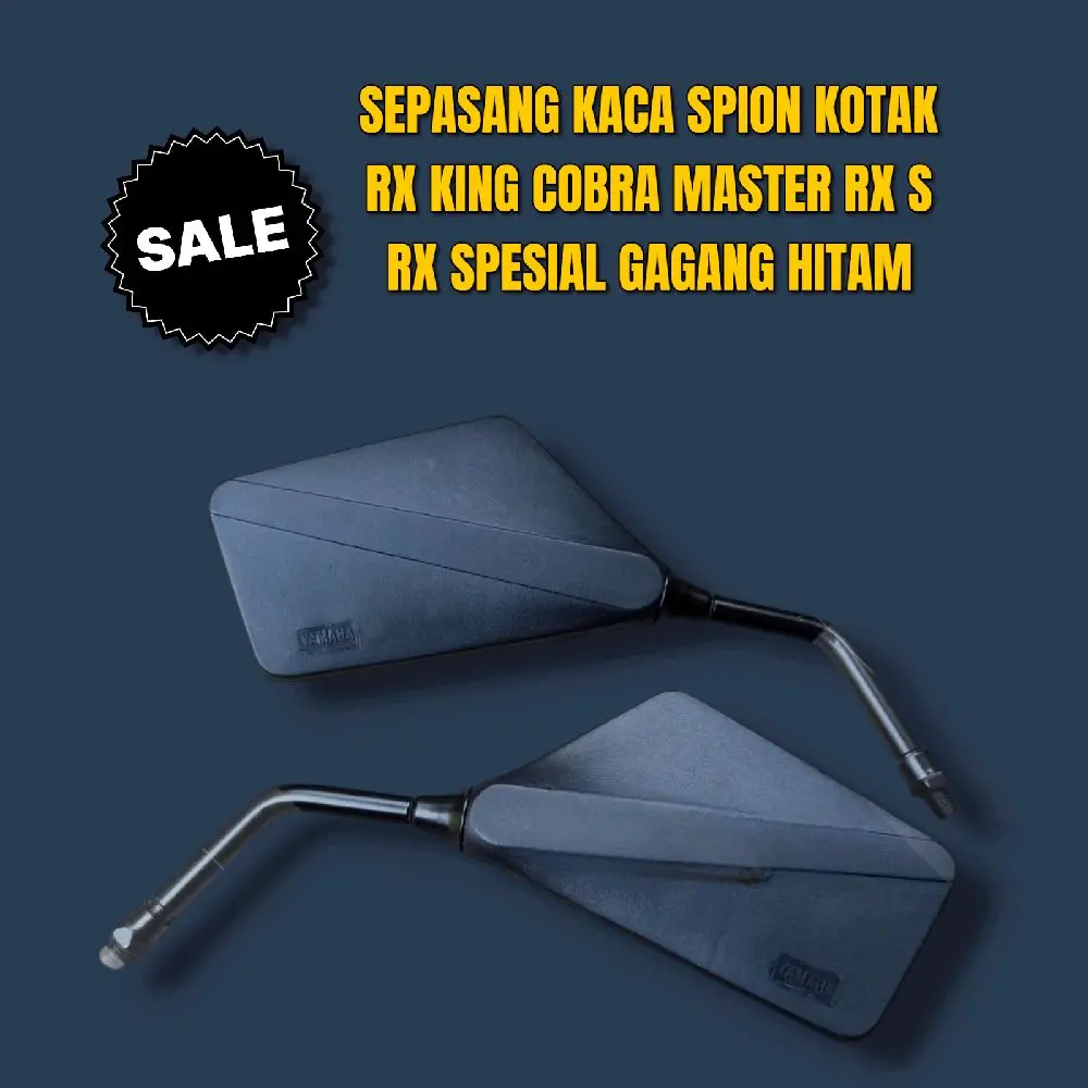 Spion yamaha Rx King kotak batang hitam import