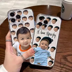 ￼Custom Compatible For Desain Face Grid Foto Sendiri Cute Dan Lucu Untuk All Type Hp Bahan Softcase Silicon Aesthetic Estetik Casing Cassing Costum Costume Custome #IT01