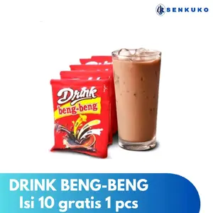 Drink Beng-Beng Kemasan Sachet Isi 10 Gratis 1 Pcs Minuman Instan Enak Chocolate