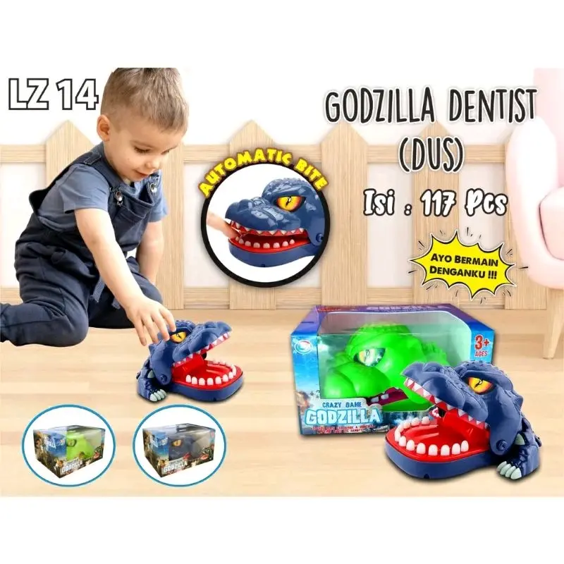 New product/Bisa cod Mainan Gozila atau buaya gigit Crocodile dentist Game