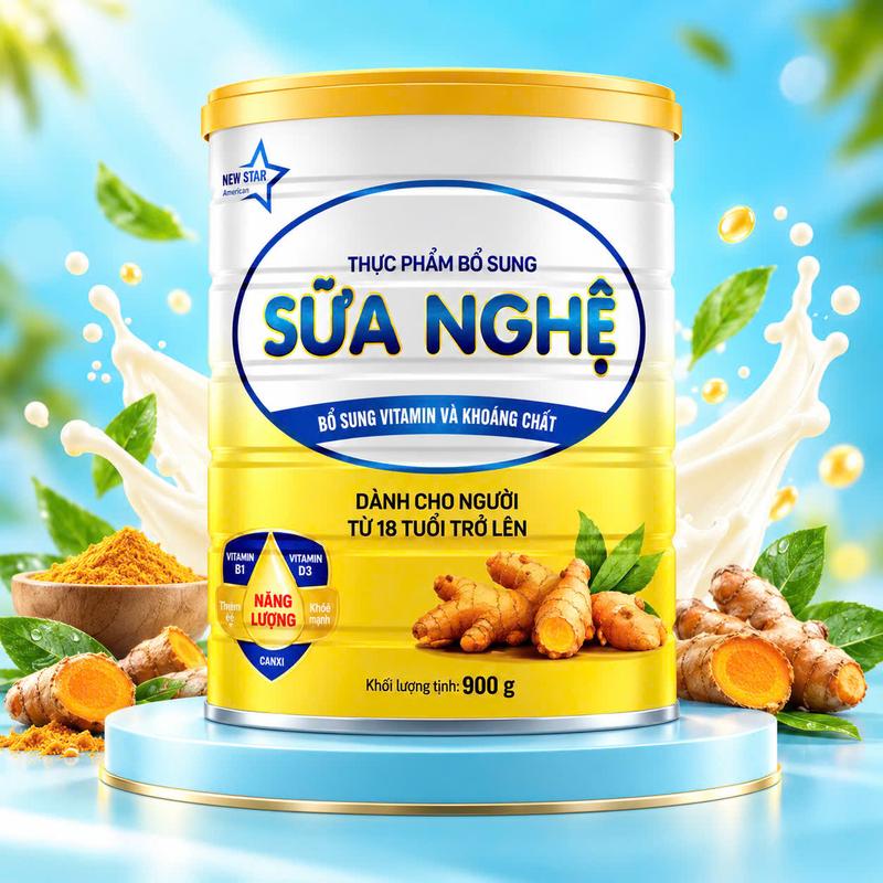 Sữa nghệ Nano Cucumin hỗ trợ dạ dày , tiêu hóa , tá tràng