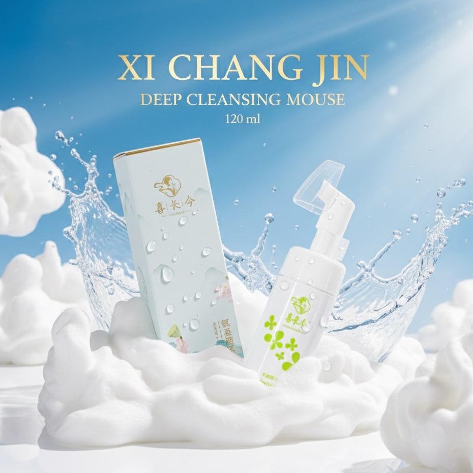 XI CHANG JIN โฟมล้างหน้า เนื้อมูส ผิวสะอาด อ่อนโยนต่อผิว