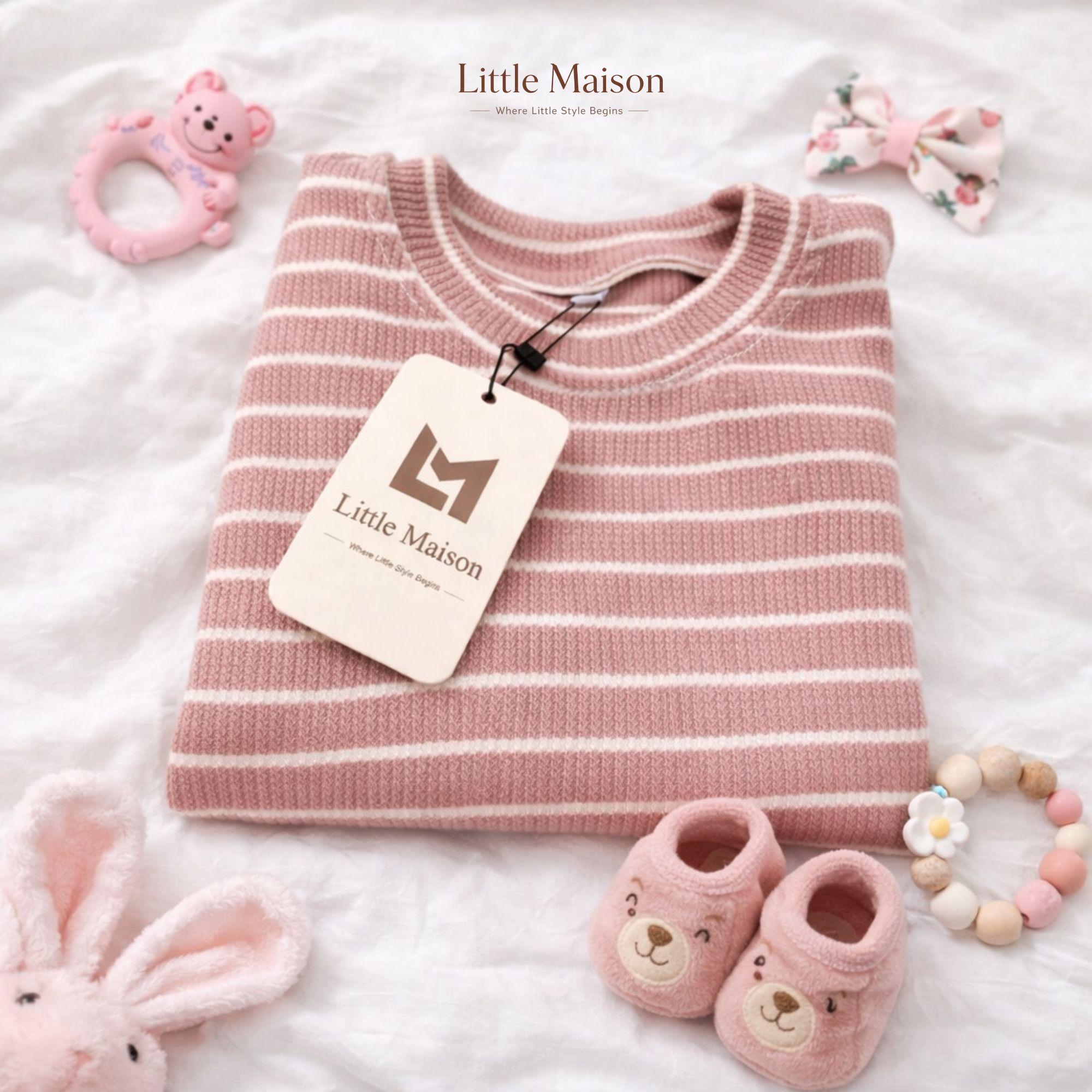 LITTLE MAISON SWEATER SALUR ANAK PEREMPUAN USIA 2 - 11 TAHUN PREMIUM QUALITY LITTLE MAISON SWEATER SALUR ANAK PEREMPUAN USIA 2 - 11 TAHUN PREMIUM QUALITY
