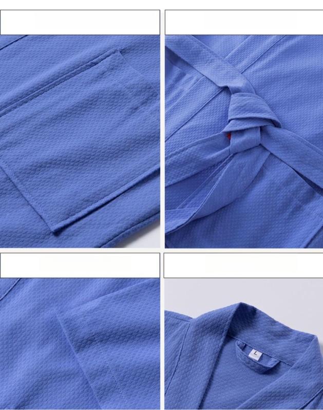Product Introduction of Bathrobe Female Water-Absorbing Quick-Drying Hotel Beauty Salon Bathrobe Couple Nightgown 11