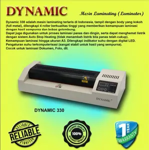 Mesin Laminating DYNAMIC 330 LED, 330A , 330LT, 336 ,320 ,450 Garansi Resmi