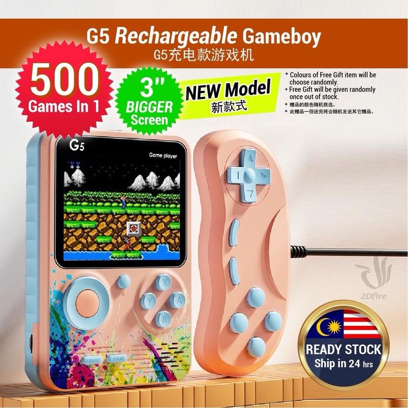 New G5 Handheld Game Console thin Game boy 3.0 inch ultra clear ...