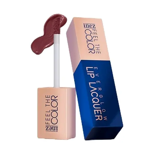 INEZ EVERGLOW LIP LACQUER Waterproof Lipcream Glaze Lipstick Mengkilap Bibir