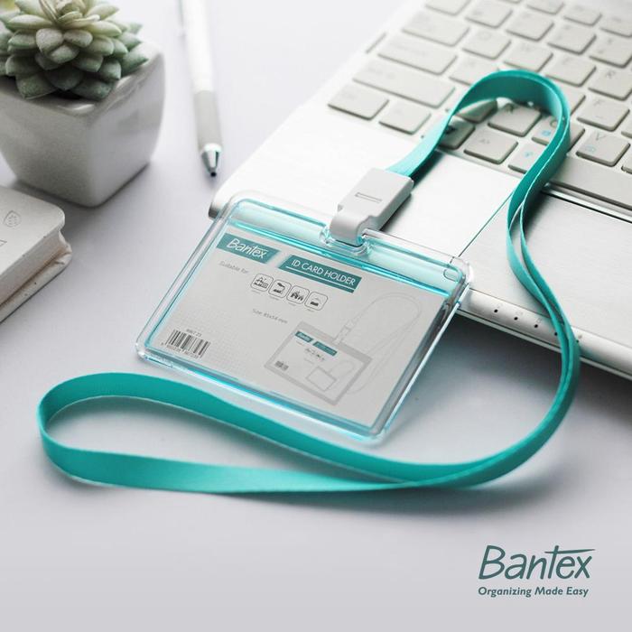 Gambar Bantex Transparent ID Card Holder Lanyard Landscape Sky Blue #8867 23 - Sky blue dari Bantex Indonesia Kab. Bogor 5 Tokopedia