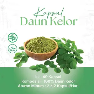 KAPSUL JAMU DAUN KELOR | HERBAL | HALAL