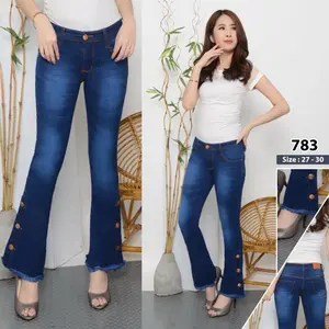 ACCJEANS.CUTBRAY KANCING 7 (MODEL BAWAH RAWIS) Celana