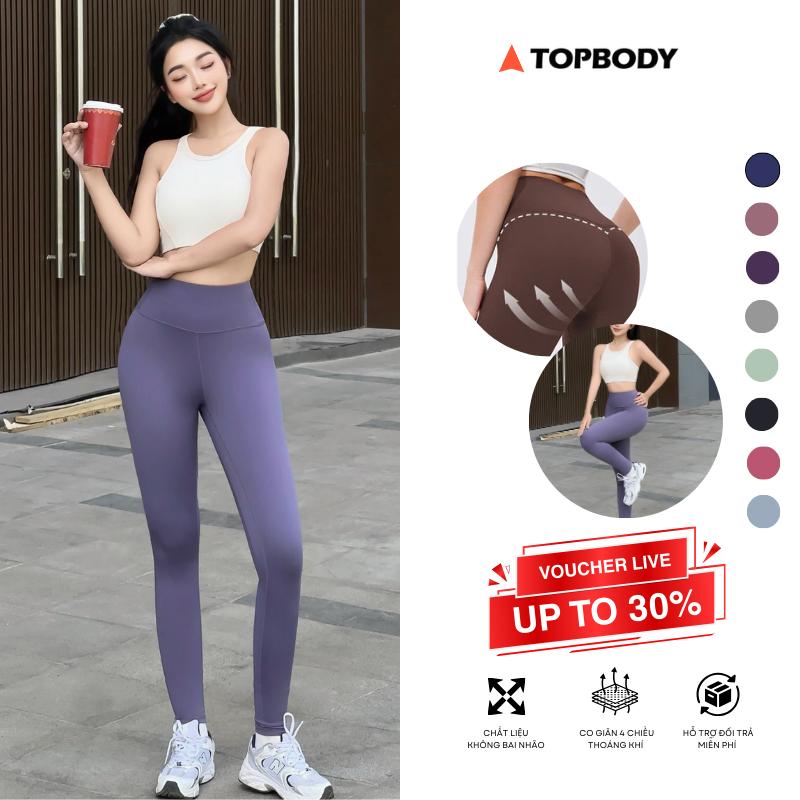 Quần Tập Yoga Gym Nữ Cạp Cao TOBODY Wear Siêu Nâng Mông QUAYG01 Co Giãn 4 Chiều Ôm Dáng Thoáng Mát