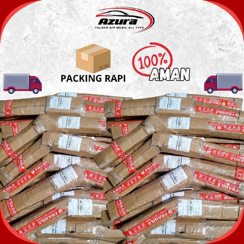TALANG AIR MOBIL FEROZA LONG AZURA TALANG AIR PINTU MOBIL 1 SET 4 PCS MODEL SLIM HITAM MENGKILAP MENGGUNAKAN PEREKAT 3M SANGAT KUAT Car 5